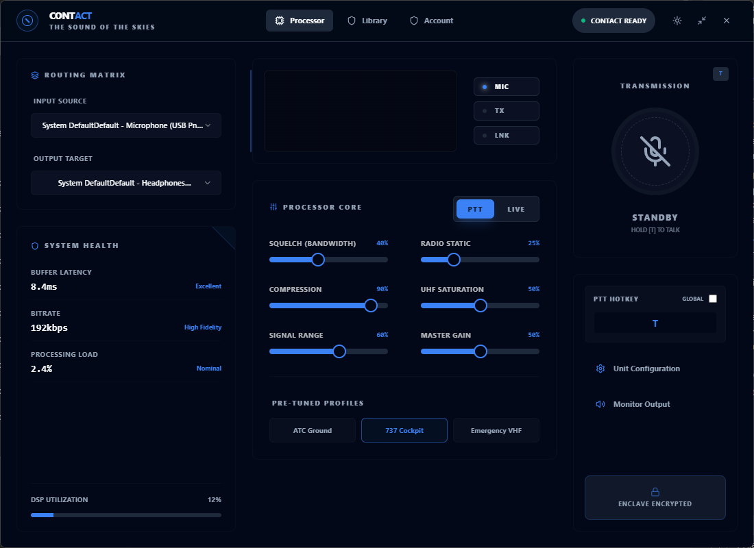 Contact App UI Interface
